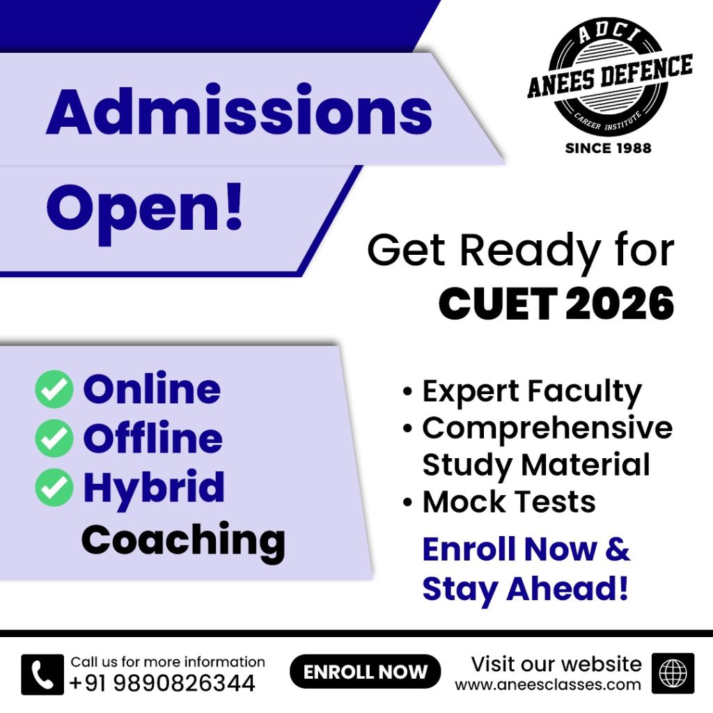 CUET-COCHING AT ANEES CLASSES