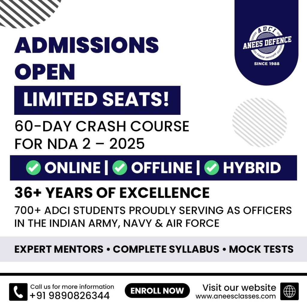 NDA CRASH COURSE - COCHING AT ANEES CLASSES